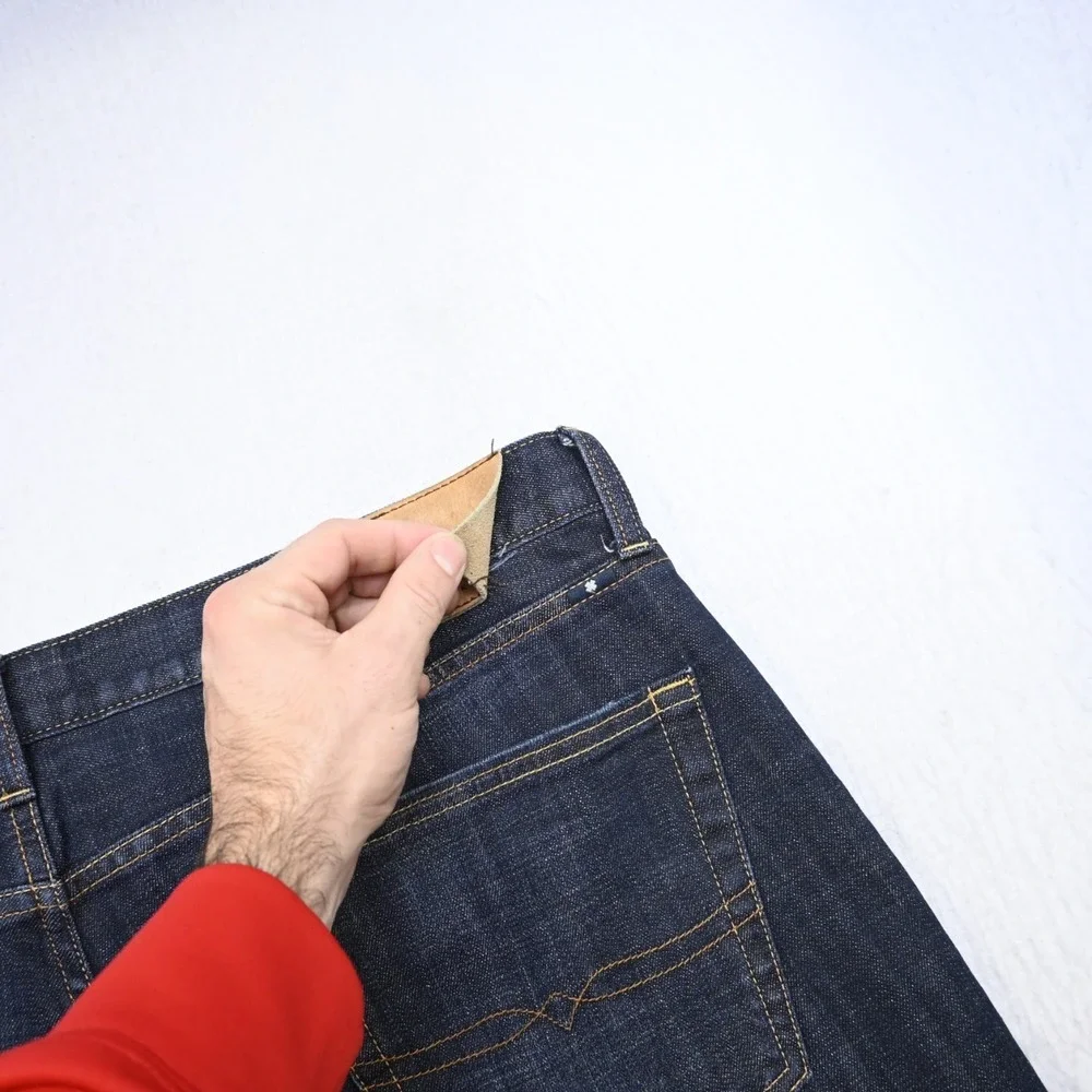 Lucky Brand 361‎ Vintage Straight Stretch Denim Blue Jeans Mens Size 40 x 30***